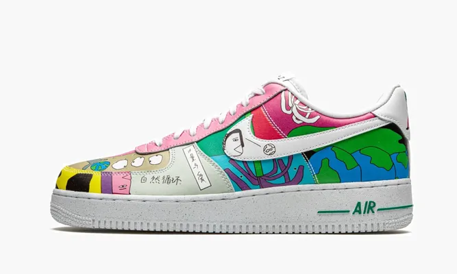 Кроссовки Air Force 1 Low Flyleather «Ruohan Wang» разноцветный