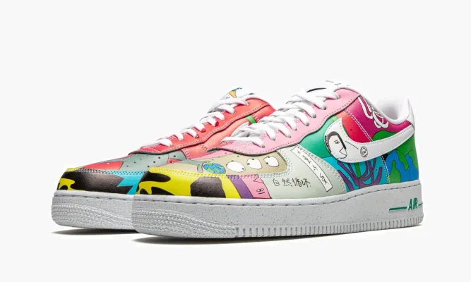 Кроссовки Air Force 1 Low Flyleather «Ruohan Wang» разноцветный