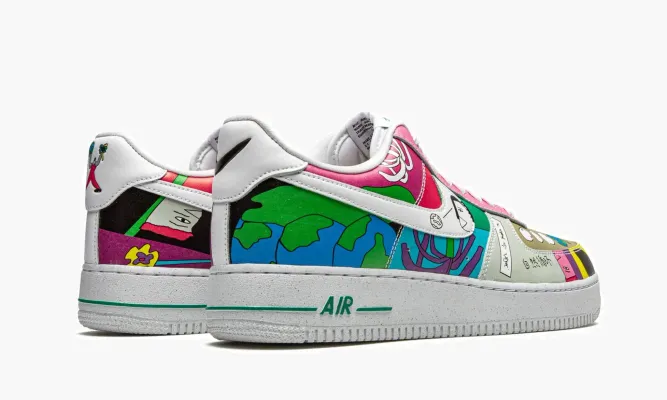 Кроссовки Air Force 1 Low Flyleather «Ruohan Wang» разноцветный