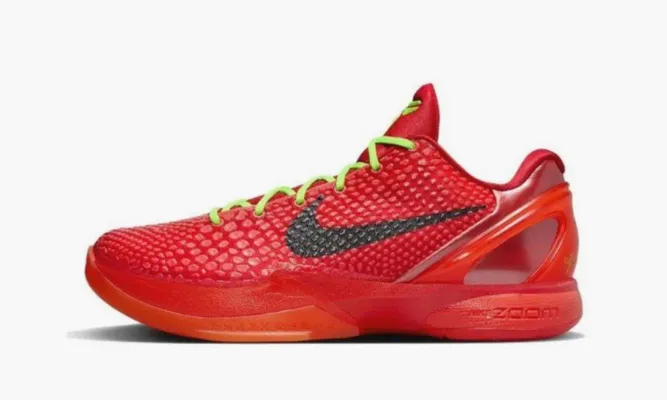 Для баскетбола Nike Kobe 6 Protro Reverse Grinch красный