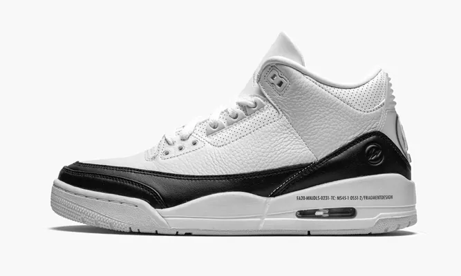 Кроссовки Air Jordan 3 Retro SP «Fragment» белый