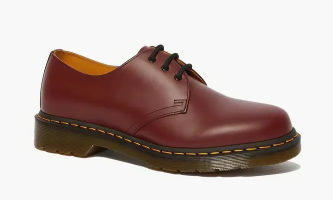 Обувь Dr. Martens 1461 Smooth Leather Oxford «Red Smooth» бордовый