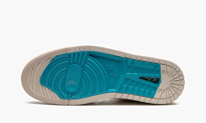 Кроссовки Air Jordan 1 Zoom CMFT 2 «Light Orewood Citrus» бежевый
