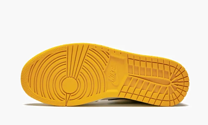 Кроссовки Air Jordan 1 Mid SE «Lakers» желтый