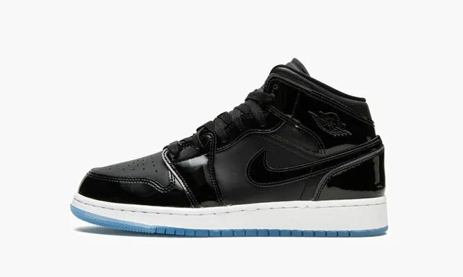 Кроссовки Air Jordan 1 Mid GS «Space Jam» черный