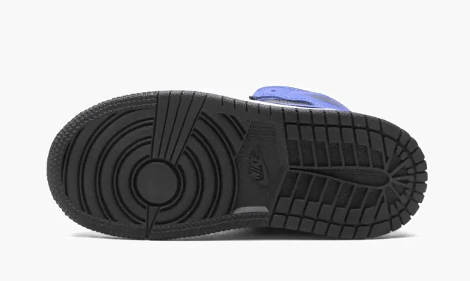 Для самых маленьких Air Jordan 1 Mid TD «Black / Hyper Royal» черный