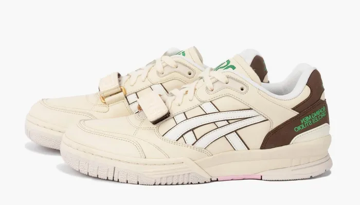 Кроссовки BMCS х Gel Spotlyte V2 Low «Beige» бежевый