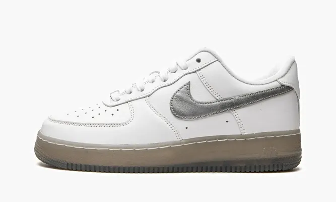 Кроссовки Air Force 1 «White / Metallic Silver» белый