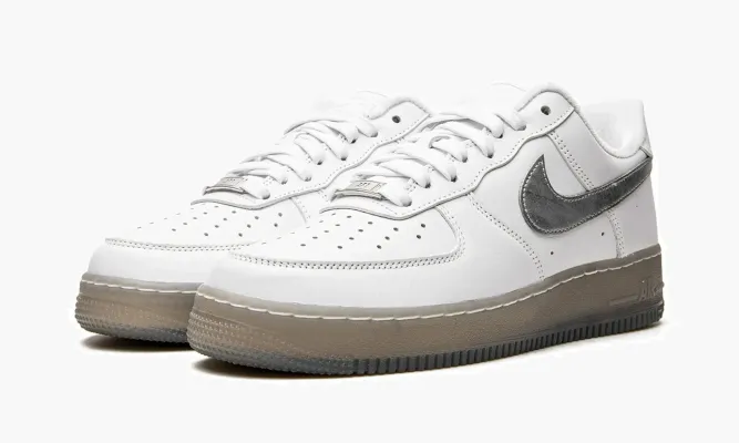 Кроссовки Air Force 1 «White / Metallic Silver» белый