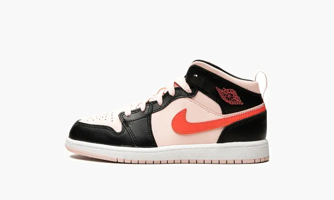 Для самых маленьких Air Jordan 1 Mid PS «Atmosphere / Infrared» черный
