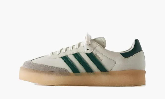 Кроссовки Adidas Clarks 8th Street Samba «Ronnie Fieg Chalk White Green» зеленый