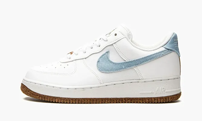 Кроссовки Air Force 1 '07 LV8 «Indigo» белый