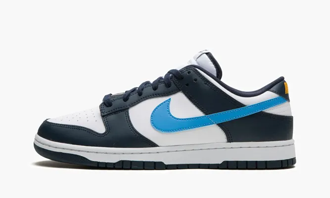 Кроссовки Nike Dunk Low «Midnight Navy / University Blue» белый