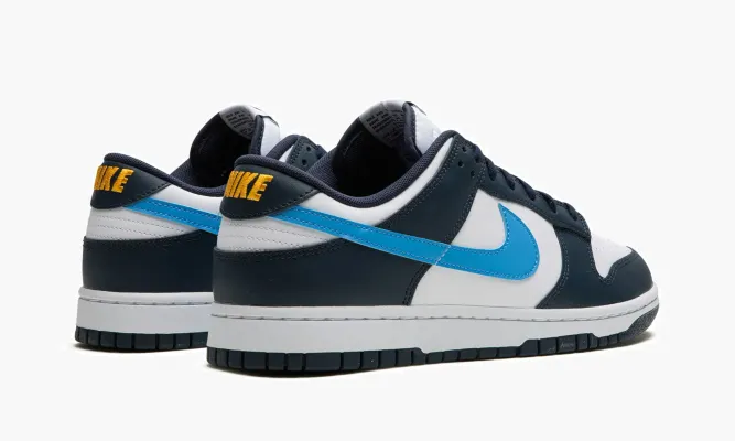 Кроссовки Nike Dunk Low «Midnight Navy / University Blue» белый