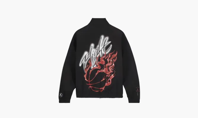 Одежда Air Jordan X Travis Scott Zip-zap Hoodie «Black» черный