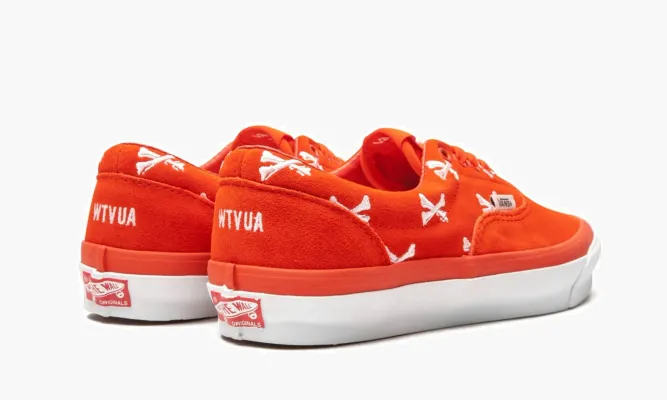 Кроссовки Vans OG Era LX «Wtaps - Bones - Orange» оранжевый
