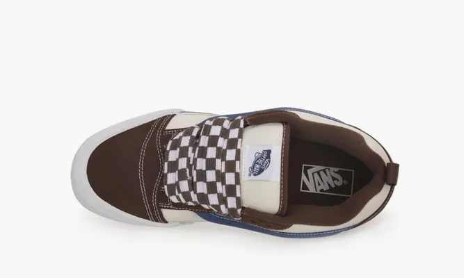 Кроссовки Vans Knu Skool «Mgch Brown» коричневый