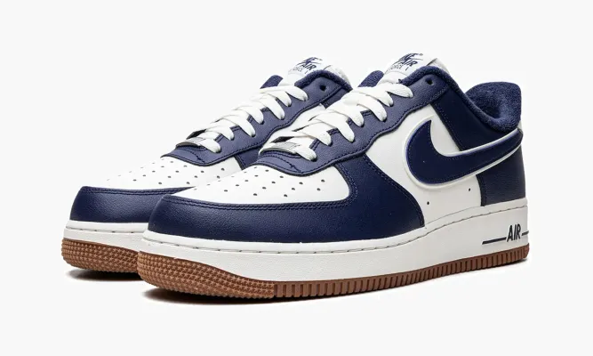 Кроссовки Air Force 1 Low «College Pack Midnight Navy» синий,белый