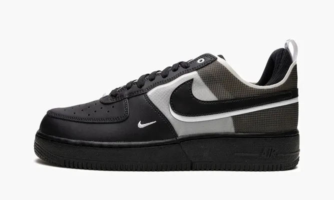 Кроссовки Air Force 1 React «Black / White» черный
