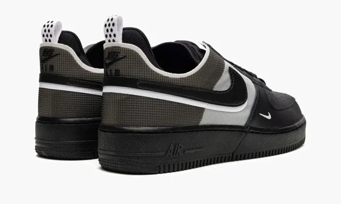 Кроссовки Air Force 1 React «Black / White» черный