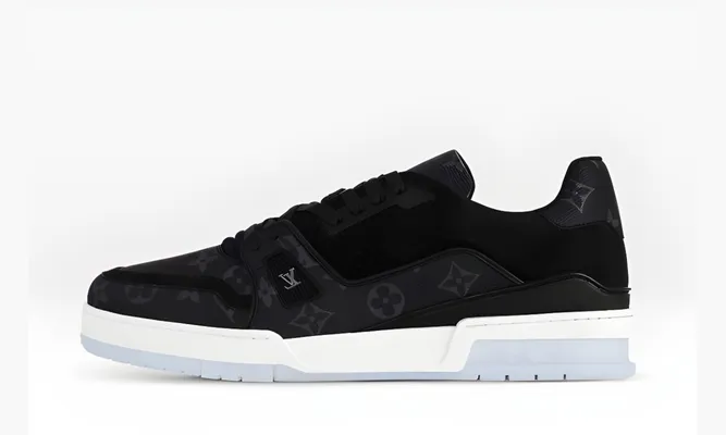 Кроссовки Louis Vuitton Trainer «Iron» черный