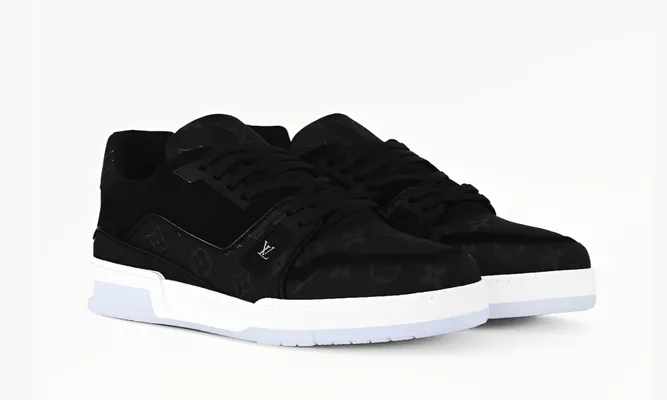 Кроссовки Louis Vuitton Trainer «Iron» черный