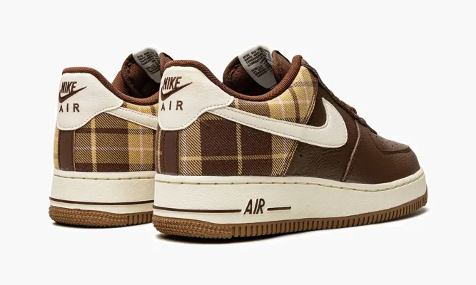Кроссовки Air Force 1 Low «Plaid» коричневый