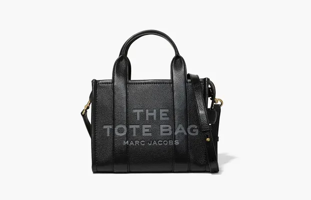 Сумки Marc Jacobs The Leather Small Tote Bag «Black» черный