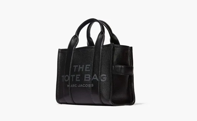 Сумки Marc Jacobs The Leather Small Tote Bag «Black» черный