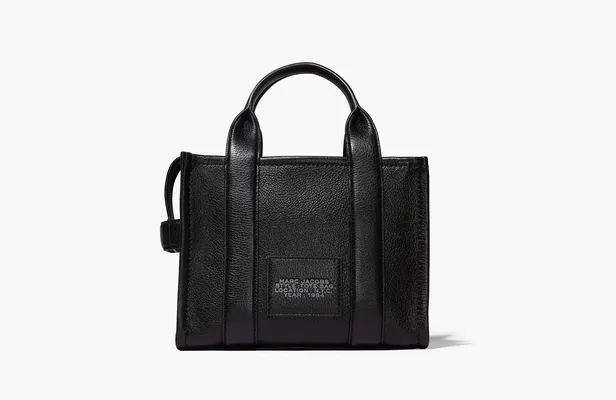 Сумки Marc Jacobs The Leather Small Tote Bag «Black» черный