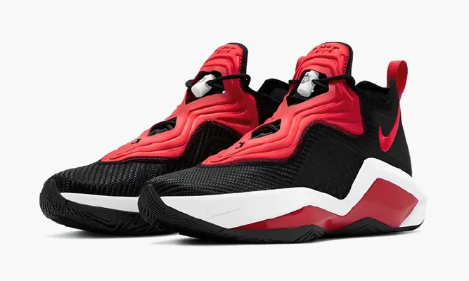 Для баскетбола Nike Lebron Soldier 14 «Red» черный,красный