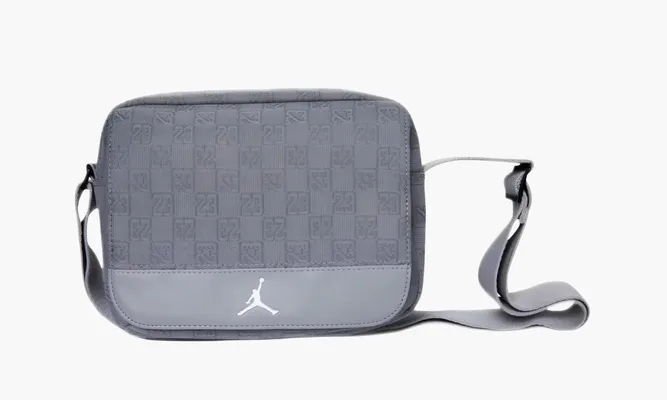Сумки Air Jordan Monogram Cross-body Bag «Grey» серый