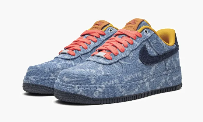 Кроссовки Air Force 1 Low «Levi's Denim» синий