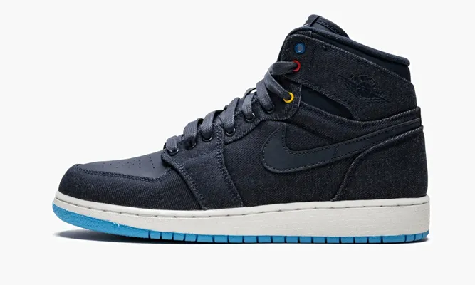Кроссовки Air Jordan 1 Retro High Bg «Family Forever» синий