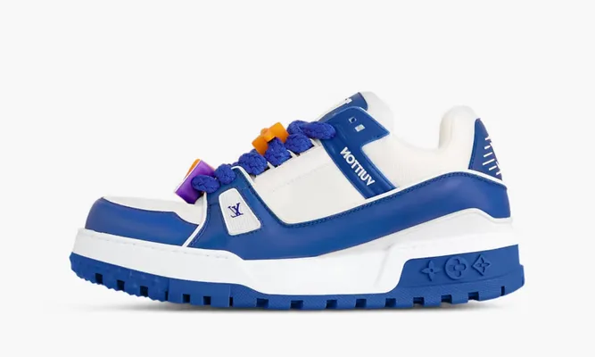 Кроссовки Louis Vuitton Trainer Maxi «Blue» синий