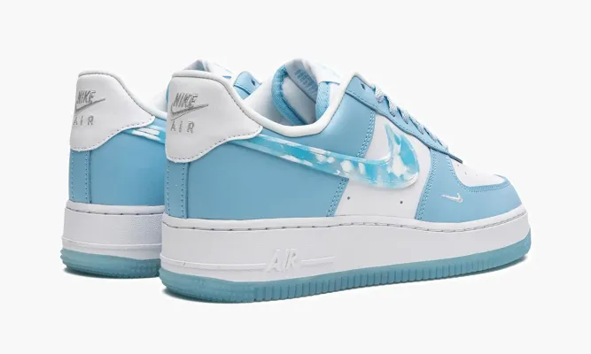 Кроссовки Air Force 1 '07 LX MNS WMNS «Nail Art White Blue» lightBlue,белый