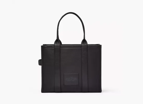 Сумки Marc Jacobs The Leather Large Tote Bag «Black» черный