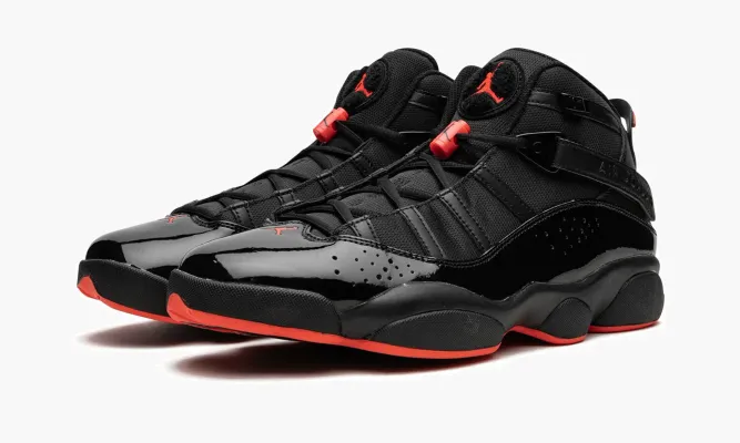 Кроссовки Air Jordan 6 Rings «Black Infrared» черный