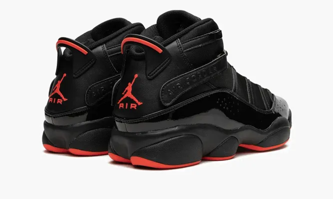 Кроссовки Air Jordan 6 Rings «Black Infrared» черный