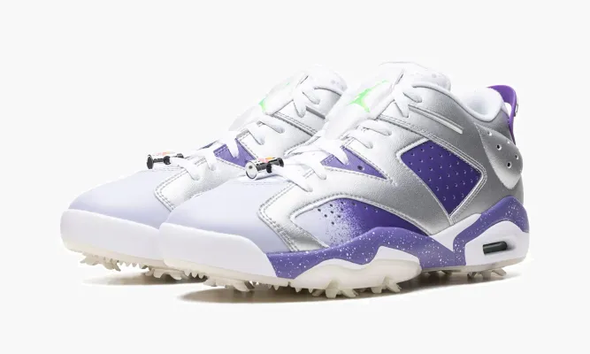 Кроссовки Air Jordan 6 Low Golf «U.s. Open» серебряный
