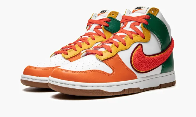 Кроссовки Nike Dunk HI Retro University «Habanero Red» оранжевый