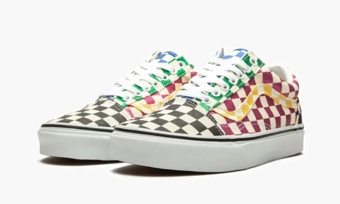 Кроссовки Vans Old Skool «Glitter Check» разноцветный