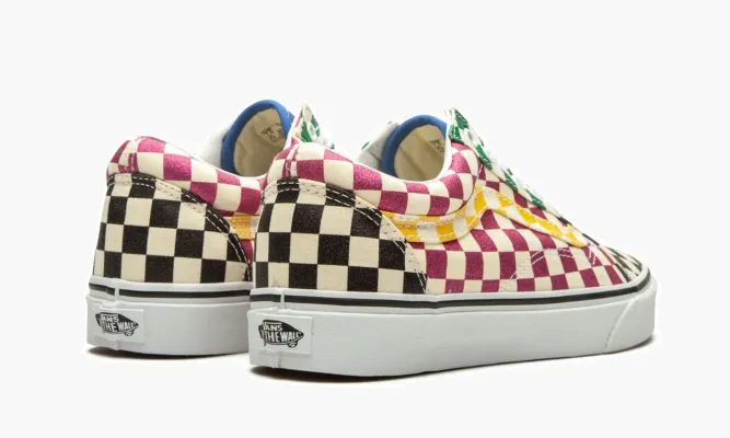 Кроссовки Vans Old Skool «Glitter Check» разноцветный