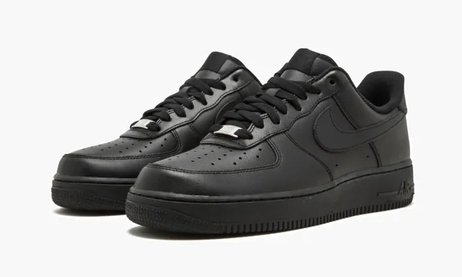 Кроссовки Air Force 1 Low '07 «Triple Black» черный