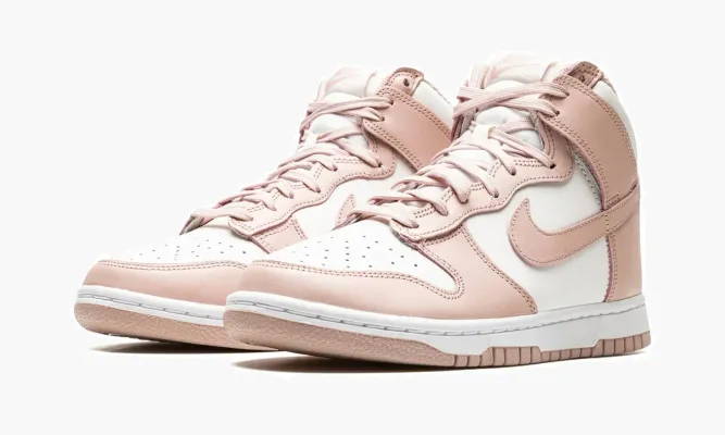 Кроссовки Nike Dunk High WMNS «Pink Oxford» розовый