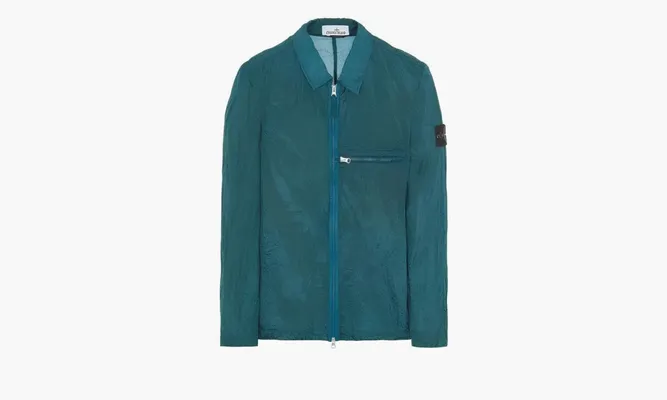 Одежда Stone Island Nylon Metal Shirt «Turquoise» lightBlue