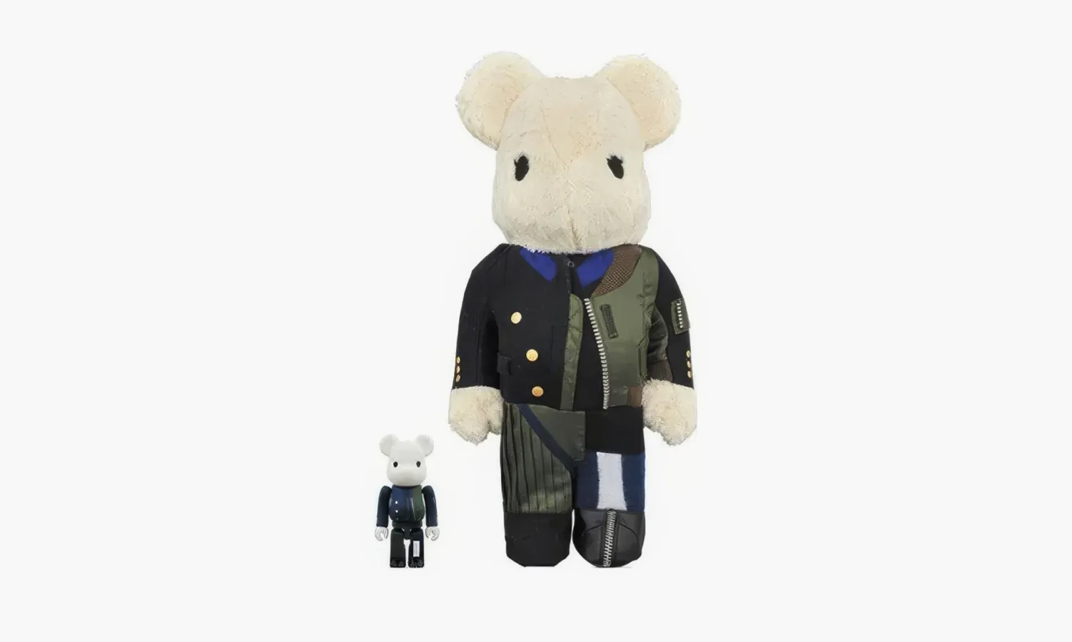 Bearbrick X Sacai «Black Green»