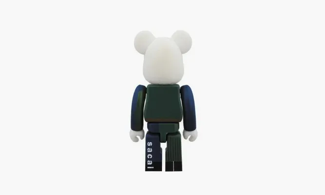 Аксессуары Bearbrick X Sacai «Black Green» черный