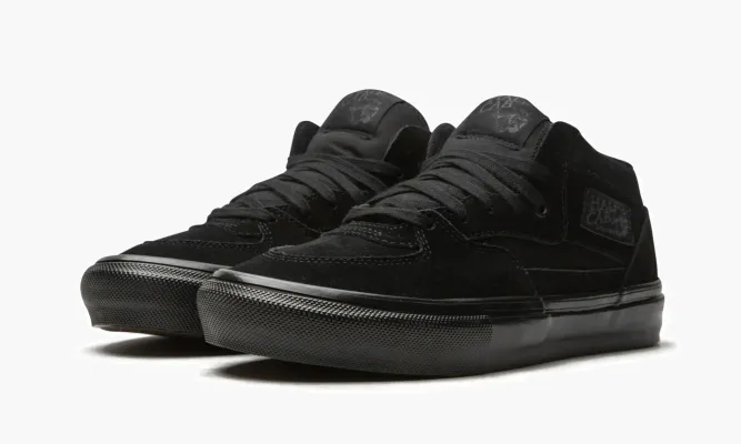 Кроссовки Vans Half Cab Skate «Triple Black» черный