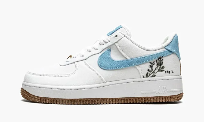 Кроссовки Air Force 1 LO '07 MNS WMNS «Indigo» белый
